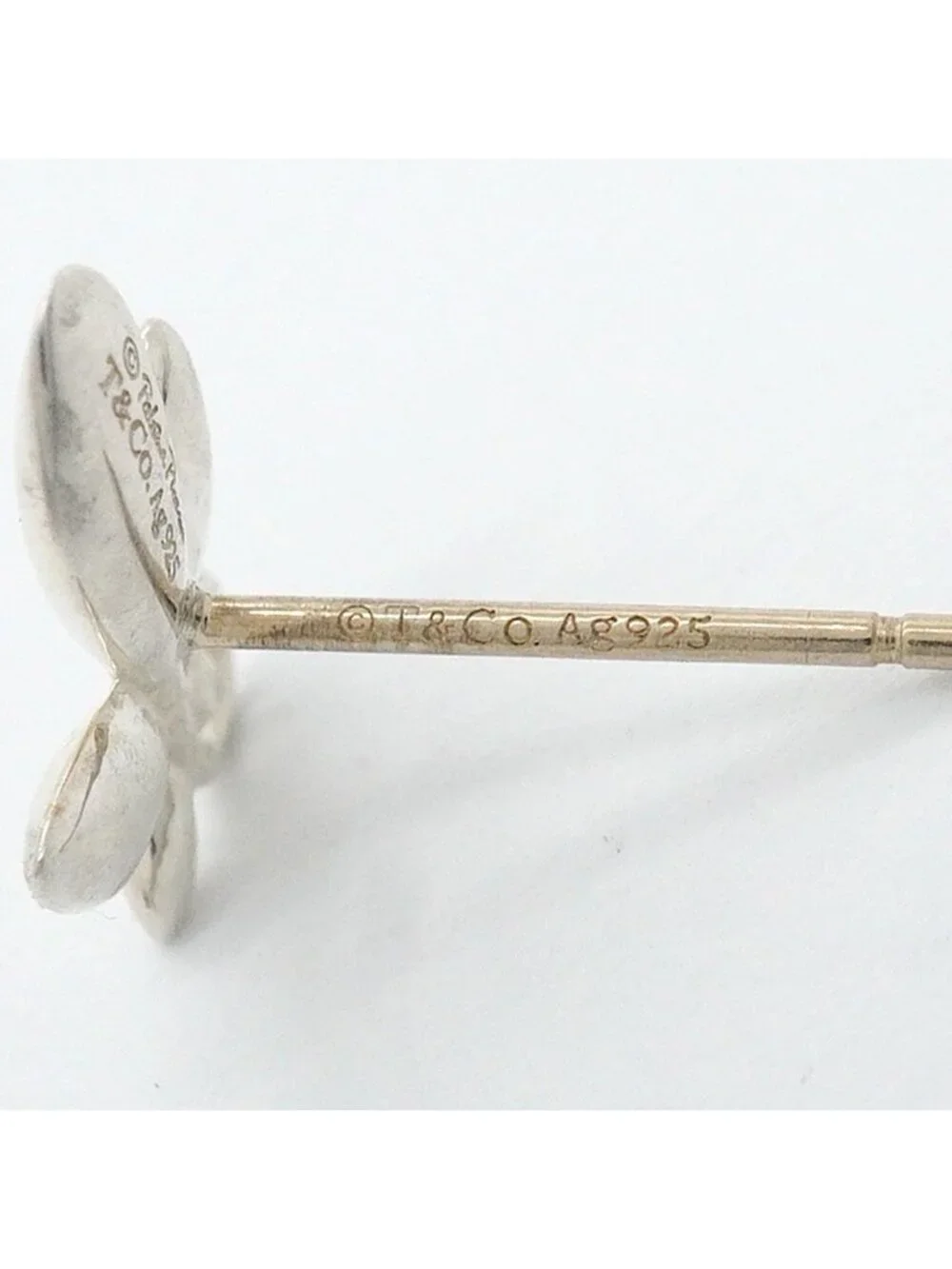 Tiffany & Co Earrings Olive Leaf 925 Sterling Silver